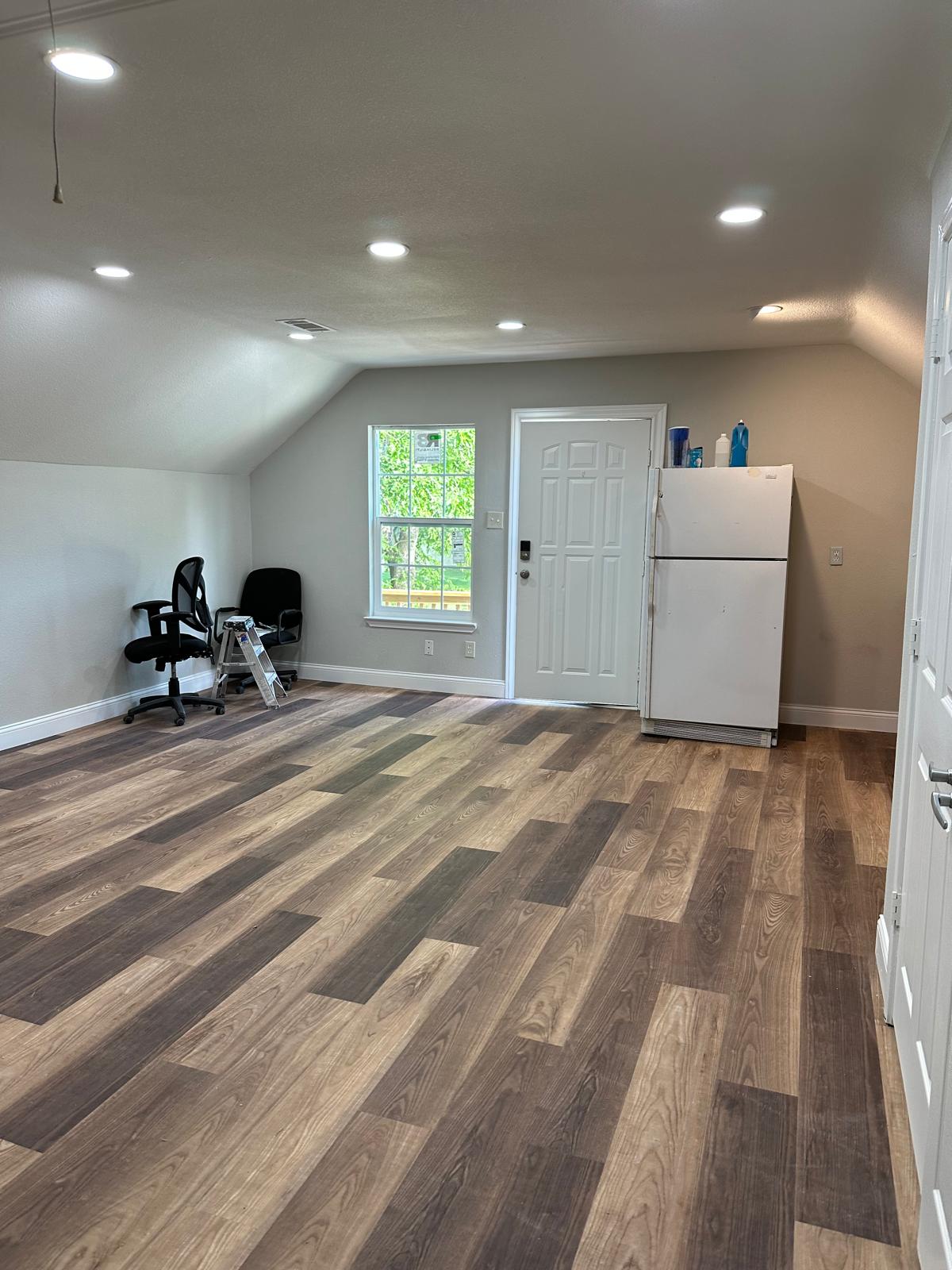 Modern flooring installation by Innovation General Construction LLC
